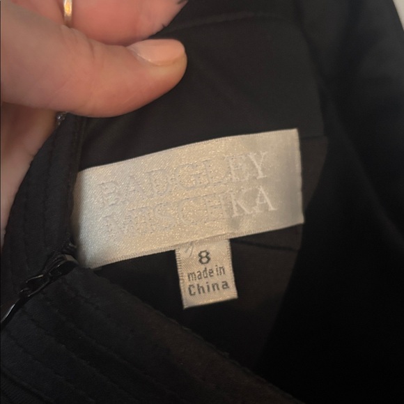 Badgley Mischika Elegant Black Dress with Sequin Details - Picture 6 of 8